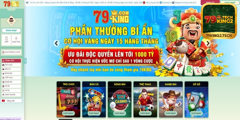 Đỉnh cao nhà cái bậc nhất hiện nay - 79king