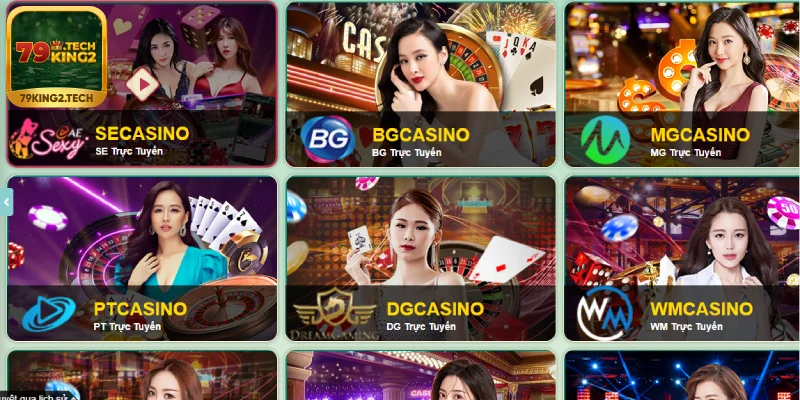 Điểm mạnh của sân chơi casino trực tuyến 79king